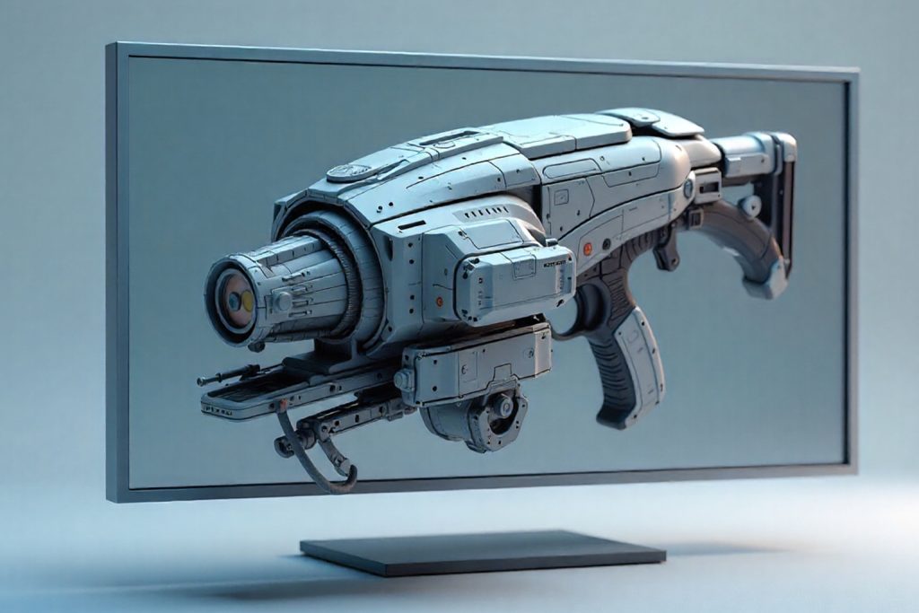 3d mechanical part model made for animation