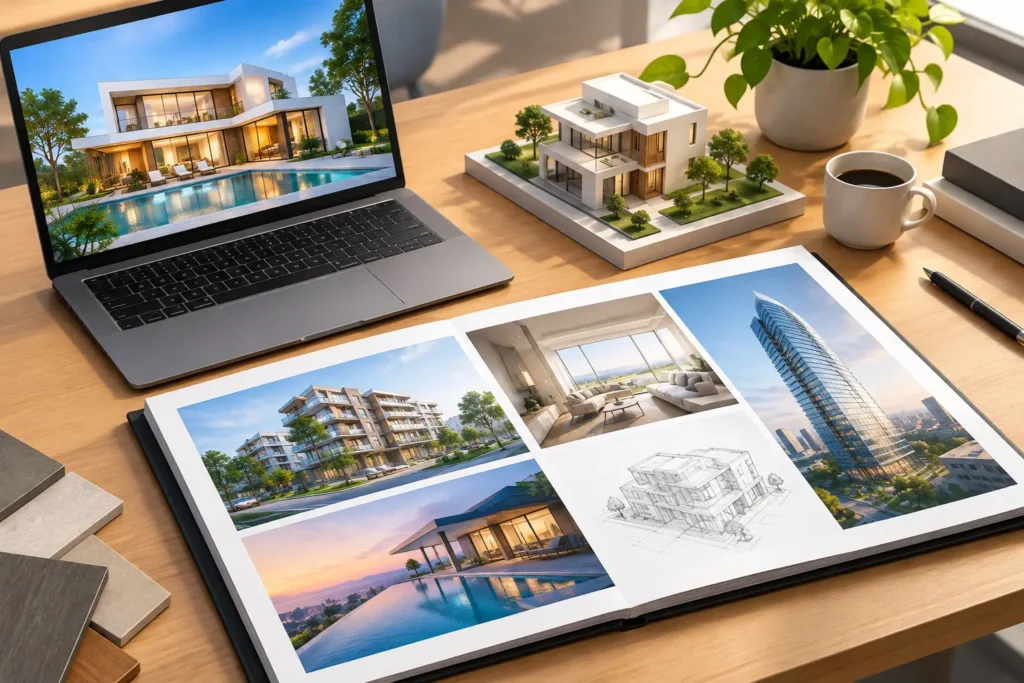 10 Architectural Rendering Portfolio Examples